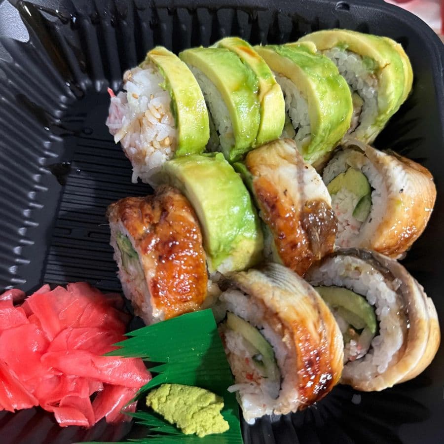 Dragon Roll - Jessie's Sushi & Teriyaki